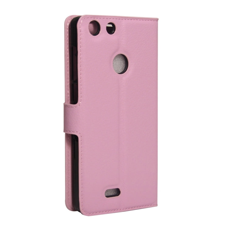 For Archos 55 Diamond Selfie Litchi Texture Horizontal Flip PU Leather Case with Holder & Card Slots & Wallet