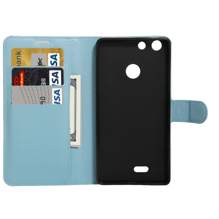 For Archos 55 Diamond Selfie Litchi Texture Horizontal Flip PU Leather Case with Holder & Card Slots & Wallet