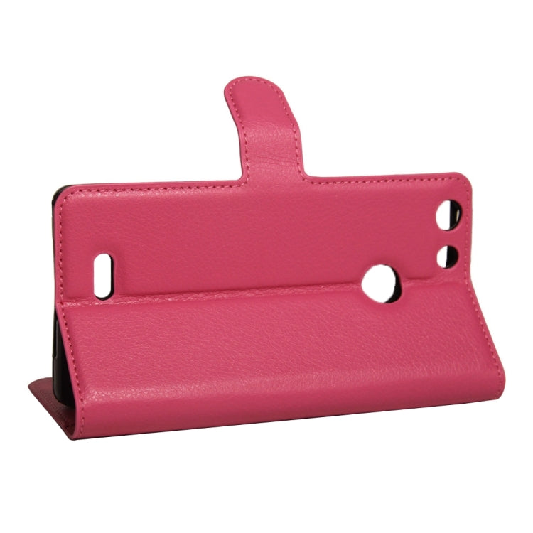 For Archos 55 Diamond Selfie Litchi Texture Horizontal Flip PU Leather Case with Holder & Card Slots & Wallet