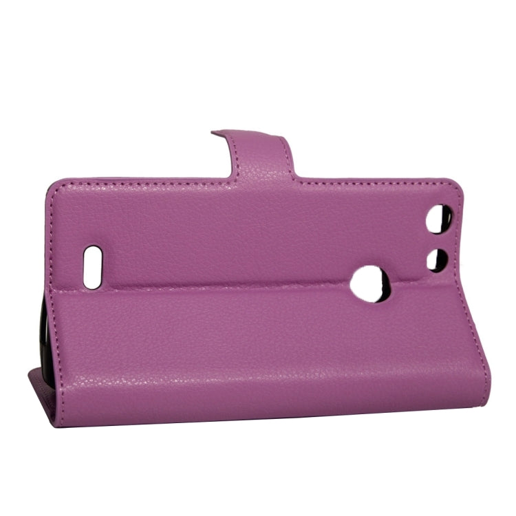 For Archos 55 Diamond Selfie Litchi Texture Horizontal Flip PU Leather Case with Holder & Card Slots & Wallet