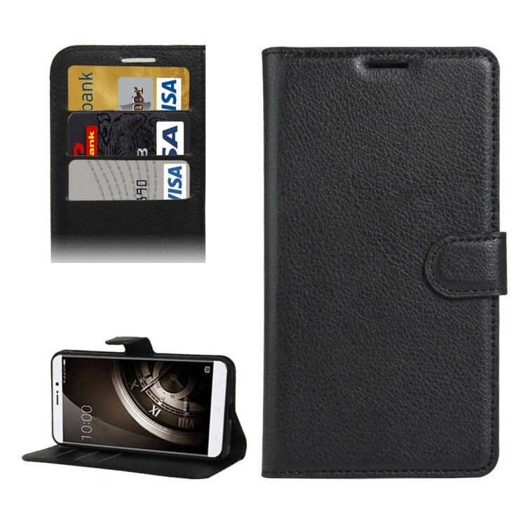 For 360 QiKU Q5 Plus Litchi Texture Horizontal Flip PU Leather Case with Holder & Card Slots & Wallet