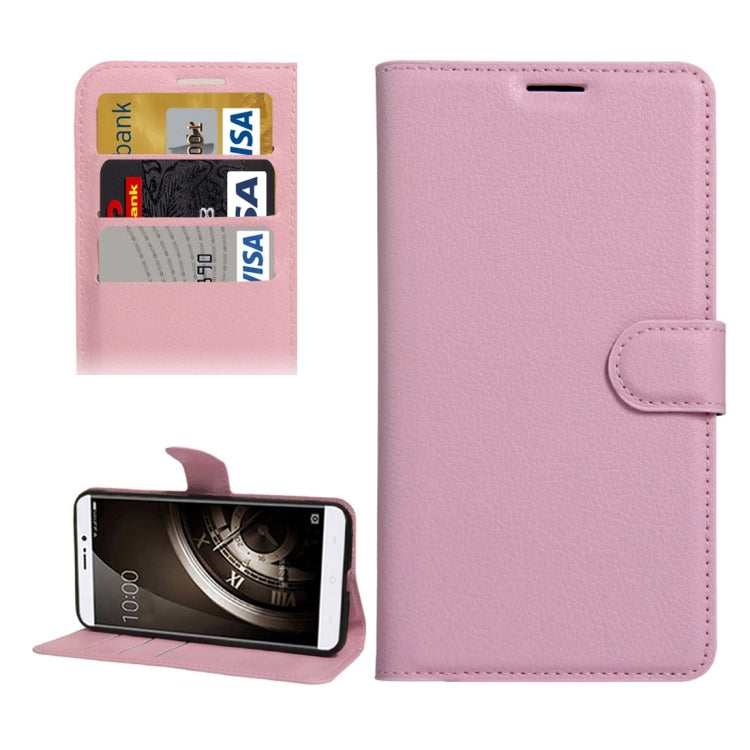 For 360 QiKU Q5 Plus Litchi Texture Horizontal Flip PU Leather Case with Holder & Card Slots & Wallet