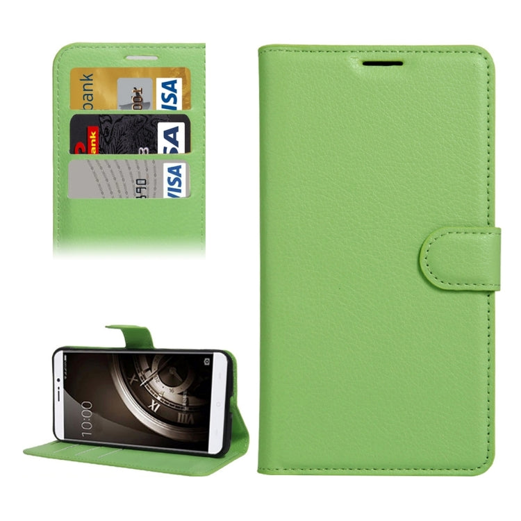 For 360 QiKU Q5 Plus Litchi Texture Horizontal Flip PU Leather Case with Holder & Card Slots & Wallet