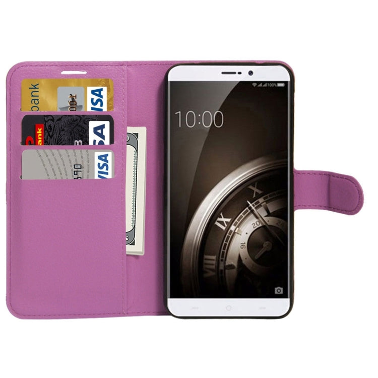 For 360 QiKU Q5 Plus Litchi Texture Horizontal Flip PU Leather Case with Holder & Card Slots & Wallet