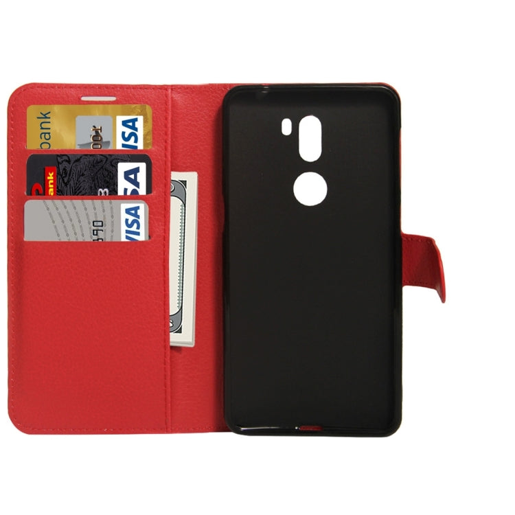For 360 QiKU Q5 Plus Litchi Texture Horizontal Flip PU Leather Case with Holder & Card Slots & Wallet