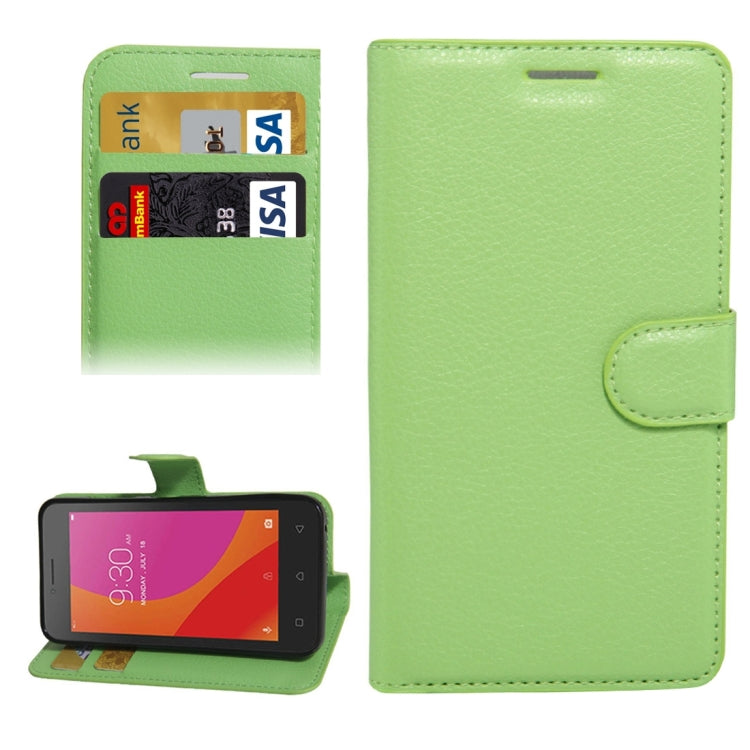For Lenovo A Plus / A1010a20 Litchi Texture Horizontal Flip PU Leather Case with Holder & Card Slots & Wallet