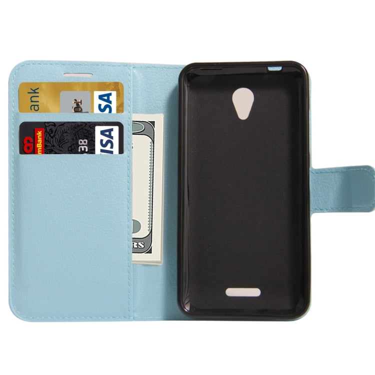 For Lenovo A Plus / A1010a20 Litchi Texture Horizontal Flip PU Leather Case with Holder & Card Slots & Wallet