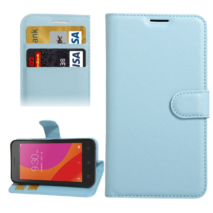 For Lenovo A Plus / A1010a20 Litchi Texture Horizontal Flip PU Leather Case with Holder & Card Slots & Wallet