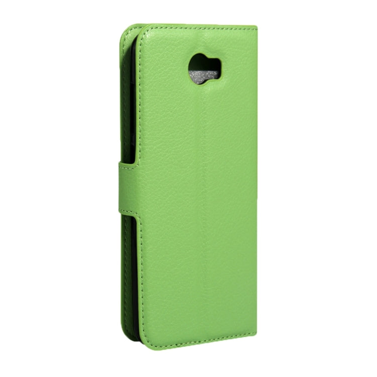 For Huawei Y6 Elite & Y5 II Litchi Texture Horizontal Flip Leather Case with Magnetic Buckle & Holder & Card Slots & Wallet