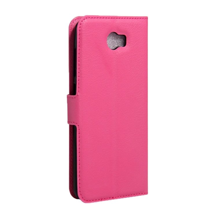 For Huawei Y6 Elite & Y5 II Litchi Texture Horizontal Flip Leather Case with Magnetic Buckle & Holder & Card Slots & Wallet