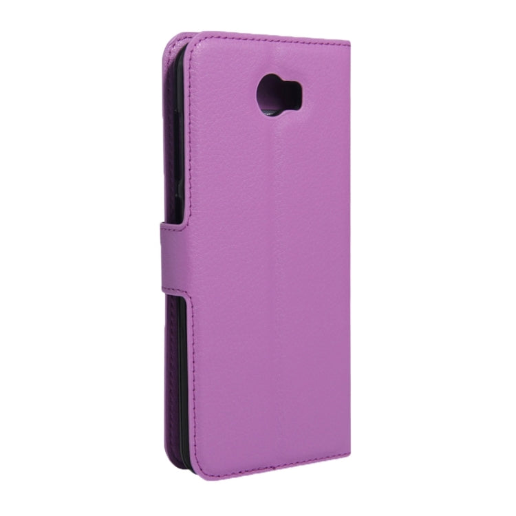 For Huawei Y6 Elite & Y5 II Litchi Texture Horizontal Flip Leather Case with Magnetic Buckle & Holder & Card Slots & Wallet