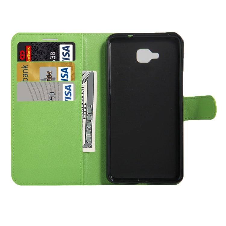 For Huawei Honor 5c European Edition Litchi Texture Horizontal Flip Leather Case with Magnetic Buckle & Holder & Card Slots & Wallet