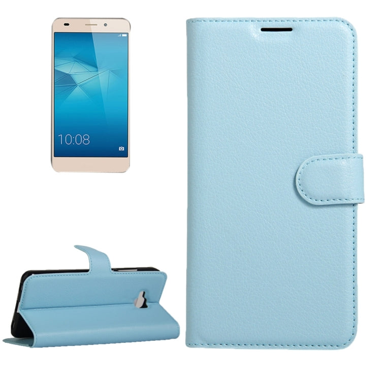 For Huawei Honor 5c European Edition Litchi Texture Horizontal Flip Leather Case with Magnetic Buckle & Holder & Card Slots & Wallet