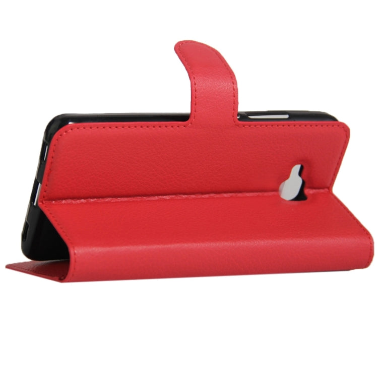 For Huawei Honor 5c European Edition Litchi Texture Horizontal Flip Leather Case with Magnetic Buckle & Holder & Card Slots & Wallet