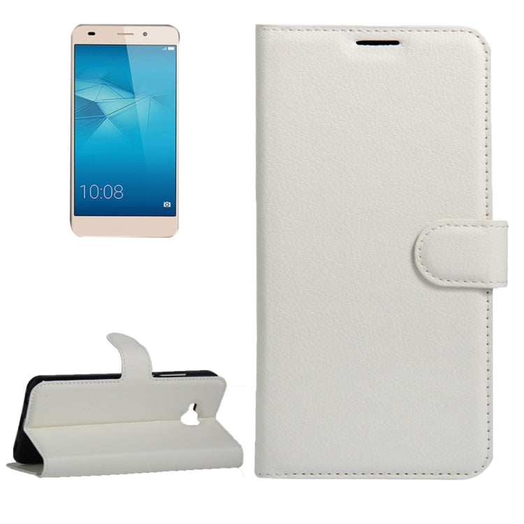 For Huawei Honor 5c European Edition Litchi Texture Horizontal Flip Leather Case with Magnetic Buckle & Holder & Card Slots & Wallet