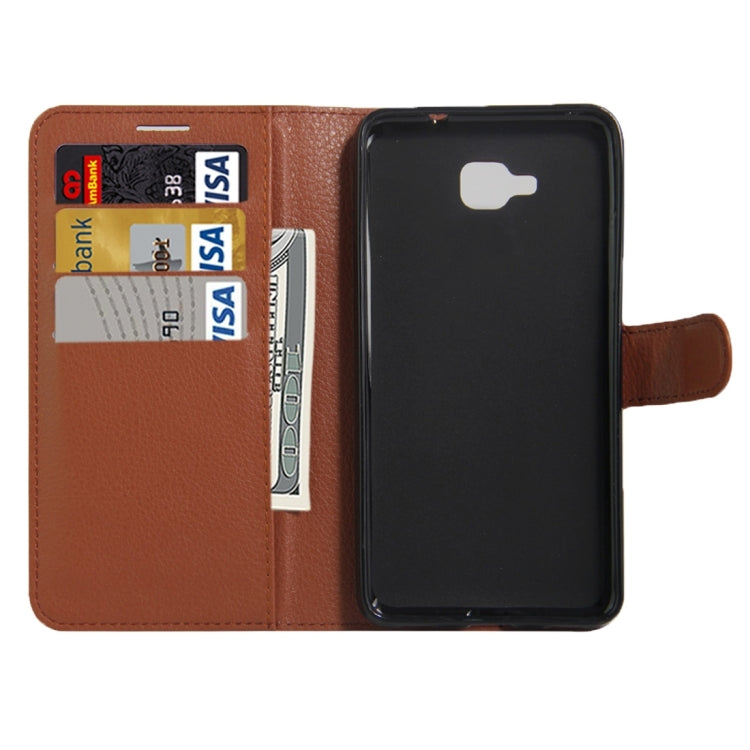 For Huawei Honor 5c European Edition Litchi Texture Horizontal Flip Leather Case with Magnetic Buckle & Holder & Card Slots & Wallet