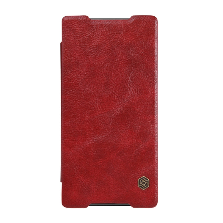 NILLKIN QIN Series for Sony Xperia Z5 Premium Business Style Horizontal Flip Leather Case with Card Slot