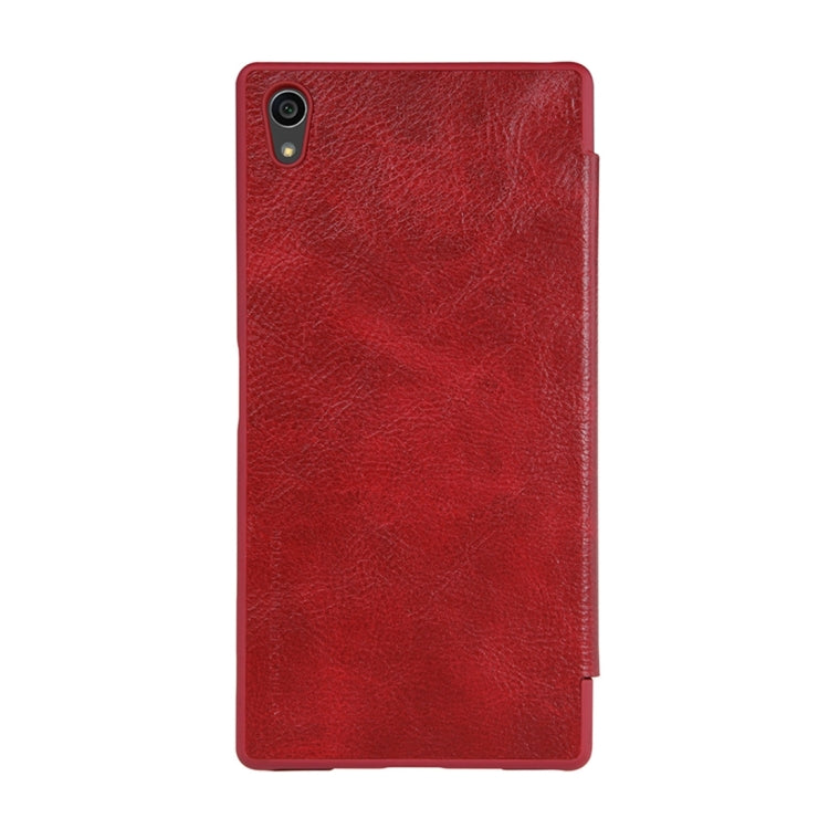 NILLKIN QIN Series for Sony Xperia Z5 Premium Business Style Horizontal Flip Leather Case with Card Slot