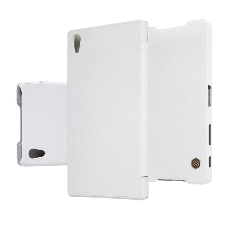 NILLKIN QIN Series for Sony Xperia Z5 Premium Business Style Horizontal Flip Leather Case with Card Slot