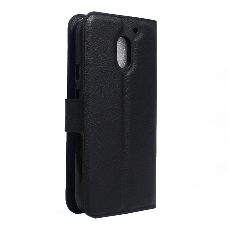 For Motorola Moto E3 Power Litchi Texture Horizontal Flip PU Leather Case with Holder & Card Slots & Wallet