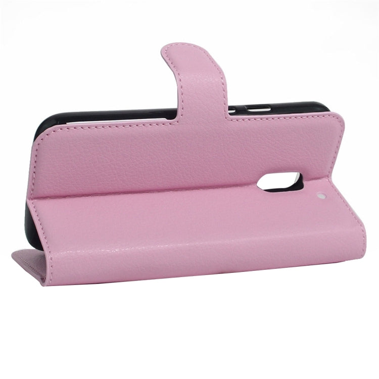 For Motorola Moto E3 Power Litchi Texture Horizontal Flip PU Leather Case with Holder & Card Slots & Wallet