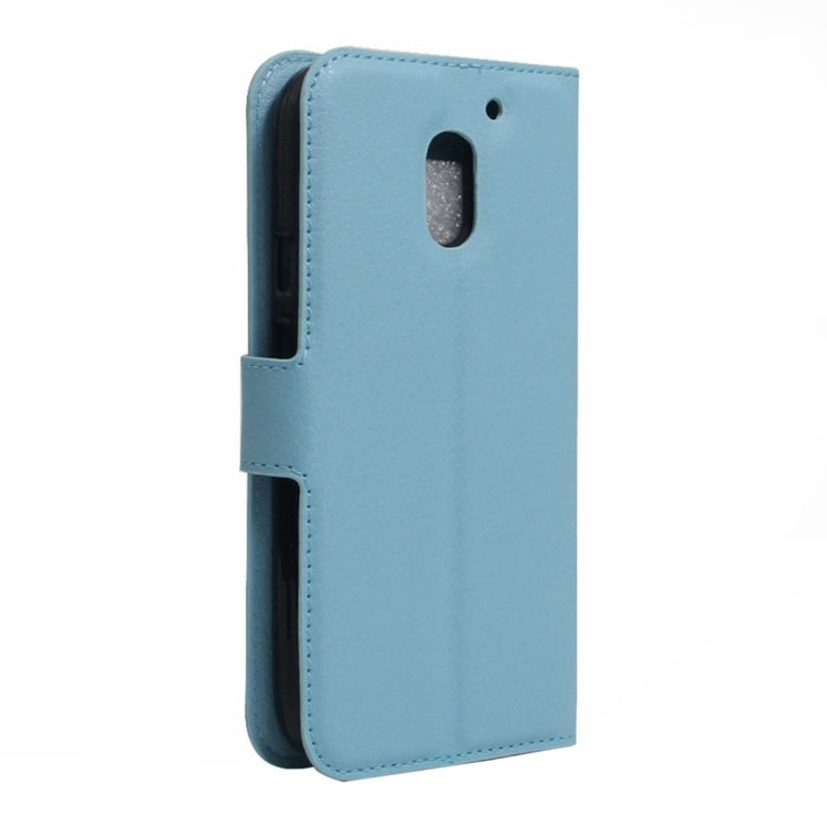 For Motorola Moto E3 Power Litchi Texture Horizontal Flip PU Leather Case with Holder & Card Slots & Wallet