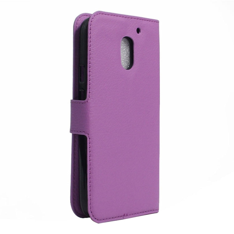 For Motorola Moto E3 Power Litchi Texture Horizontal Flip PU Leather Case with Holder & Card Slots & Wallet