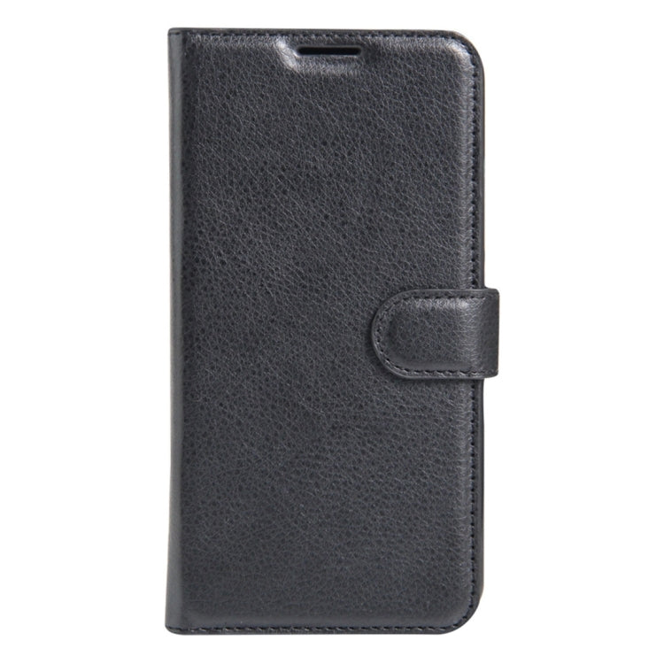 For Huawei Enjoy 6 Litchi Texture Horizontal Flip PU Leather Case with Holder & Card Slots & Wallet