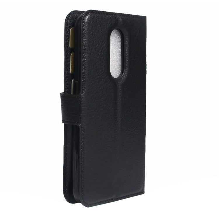 For Huawei Enjoy 6 Litchi Texture Horizontal Flip PU Leather Case with Holder & Card Slots & Wallet