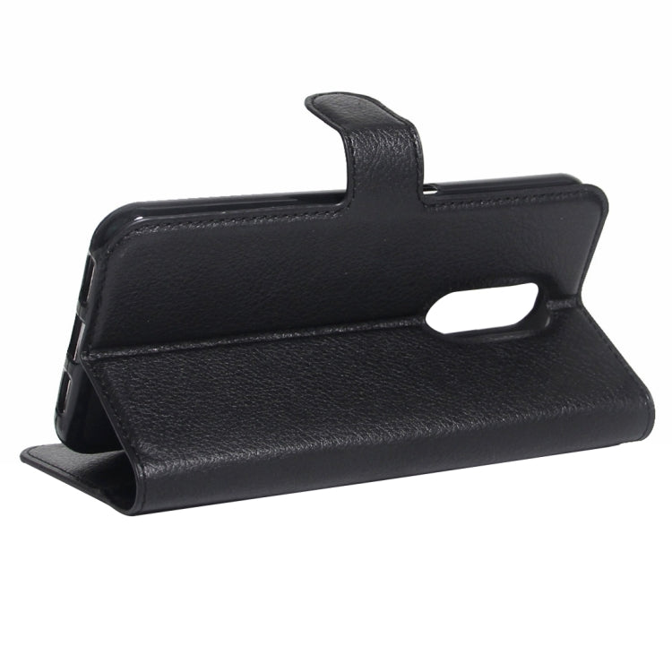 For Huawei Enjoy 6 Litchi Texture Horizontal Flip PU Leather Case with Holder & Card Slots & Wallet