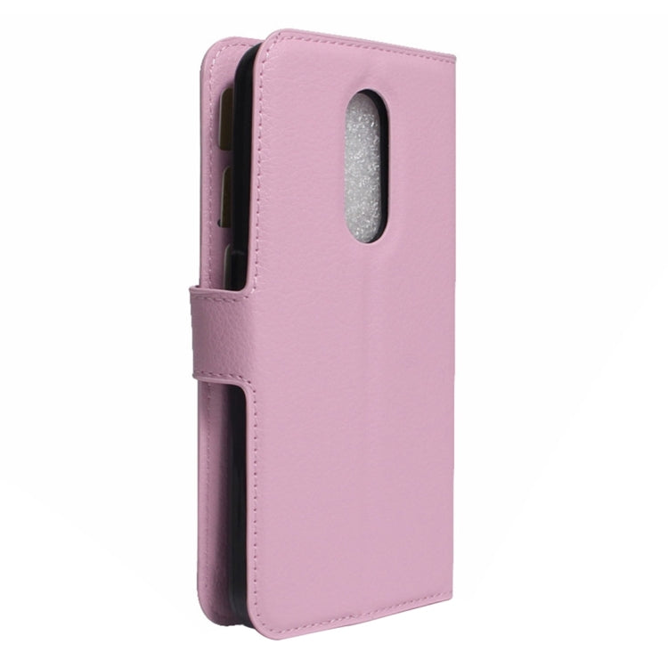 For Huawei Enjoy 6 Litchi Texture Horizontal Flip PU Leather Case with Holder & Card Slots & Wallet