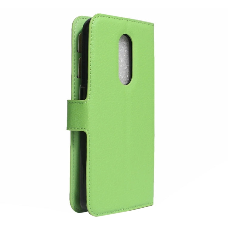 For Huawei Enjoy 6 Litchi Texture Horizontal Flip PU Leather Case with Holder & Card Slots & Wallet