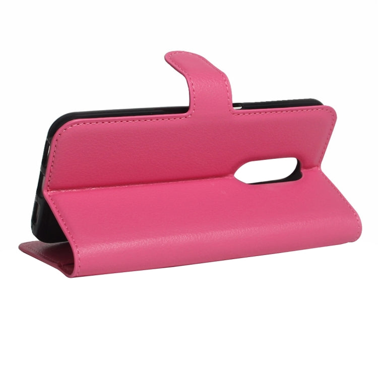 For Huawei Enjoy 6 Litchi Texture Horizontal Flip PU Leather Case with Holder & Card Slots & Wallet