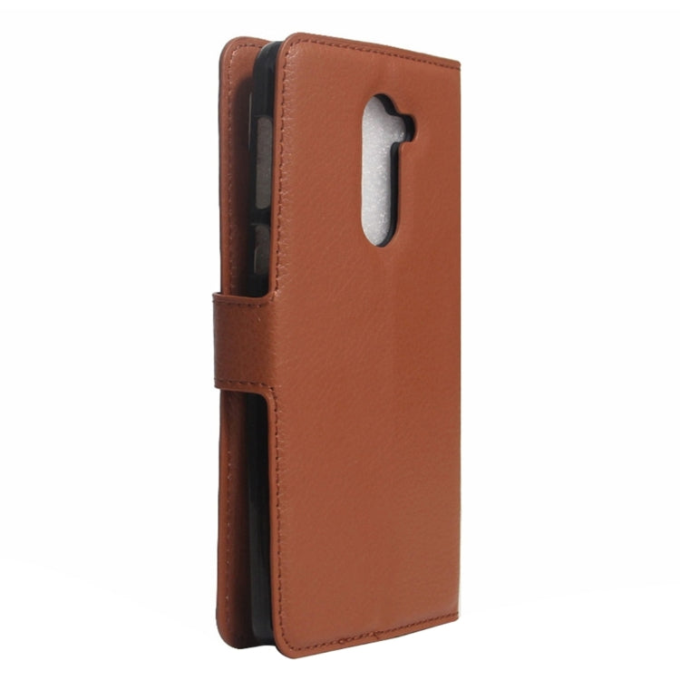 For Huawei Honor 6x (2016) Litchi Texture Horizontal Flip PU Leather Case with Holder & Card Slots & Wallet