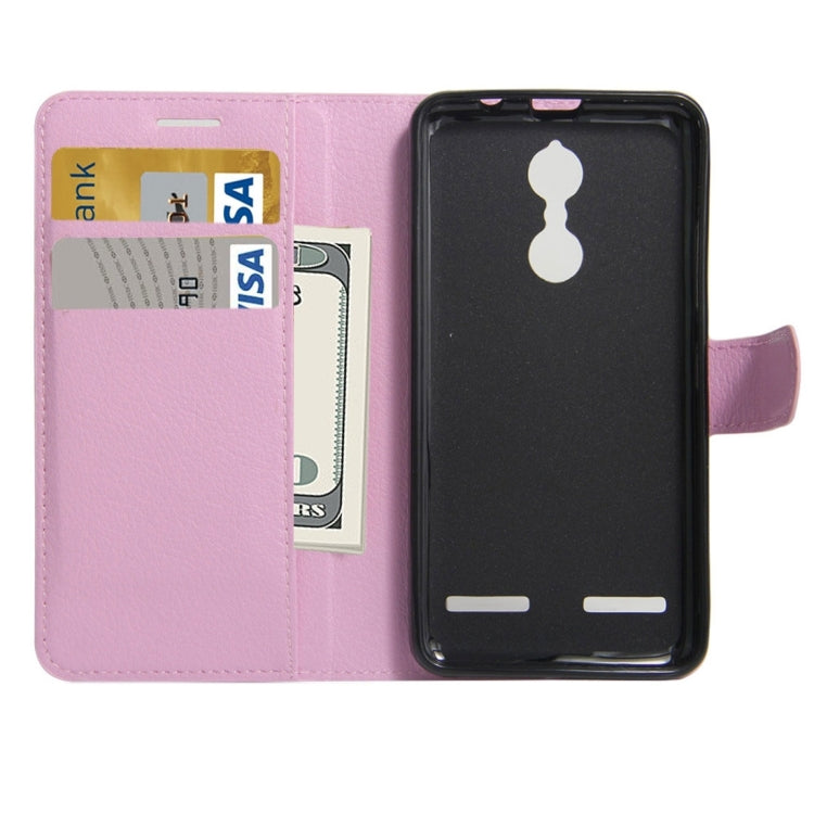 For Lenovo K6 Litchi Texture Horizontal Flip PU Leather Case with Holder & Card Slots & Wallet