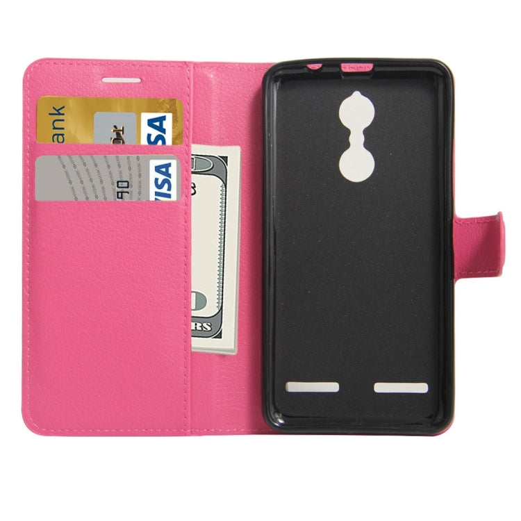 For Lenovo K6 Litchi Texture Horizontal Flip PU Leather Case with Holder & Card Slots & Wallet