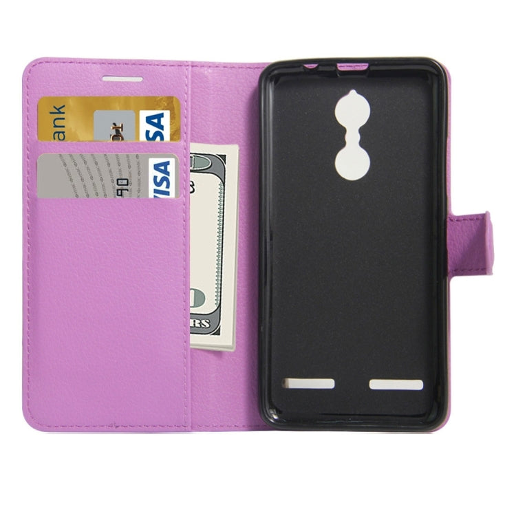 For Lenovo K6 Litchi Texture Horizontal Flip PU Leather Case with Holder & Card Slots & Wallet