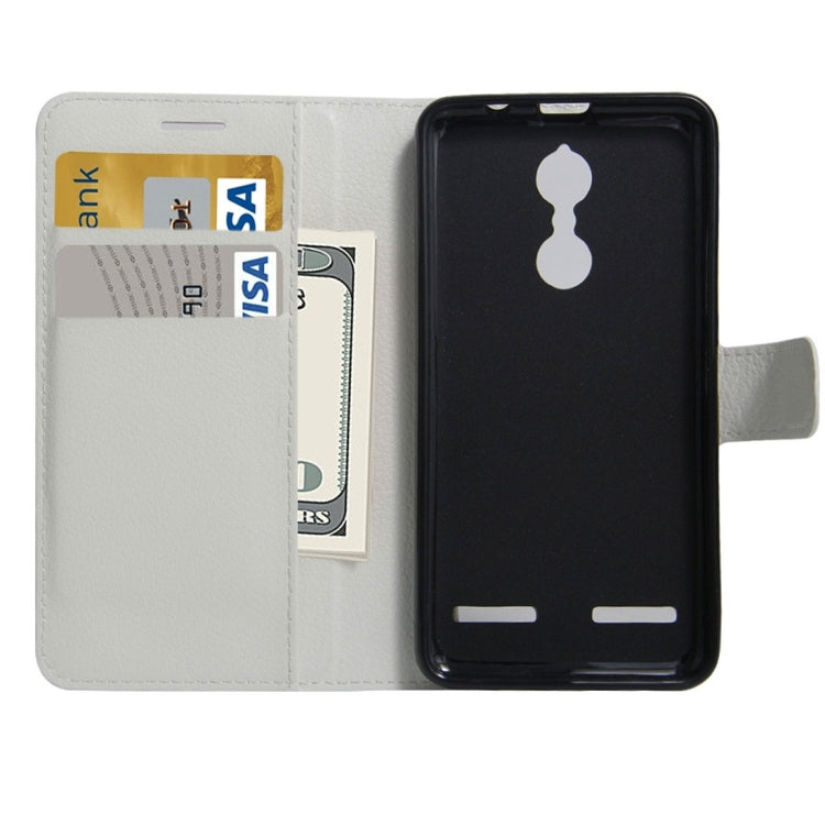 For Lenovo K6 Litchi Texture Horizontal Flip PU Leather Case with Holder & Card Slots & Wallet