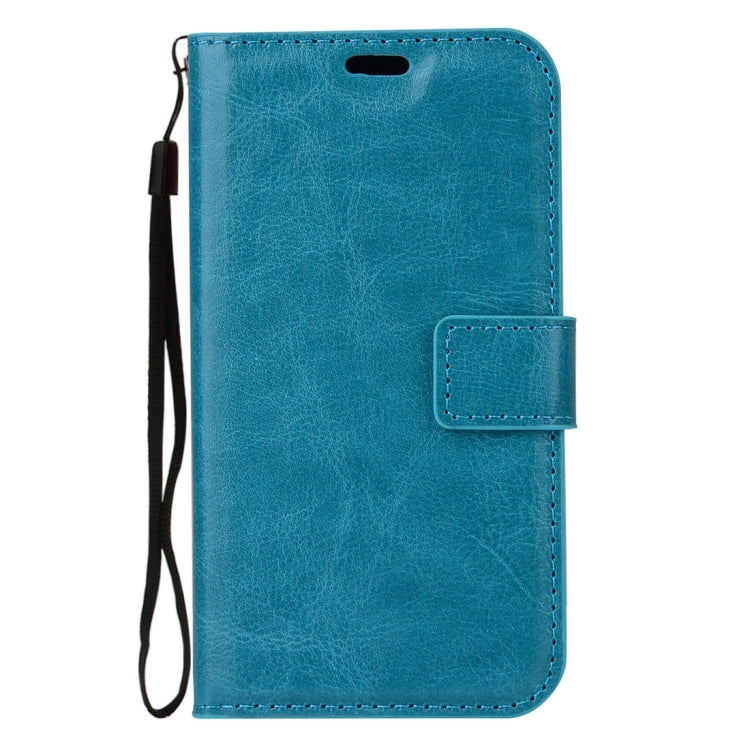 For Motorola Moto G4 Play Crazy Horse Texture Horizontal Flip PU Leather Case with Holder & Card Slots & Wallet & Photo Frame & Lanyard