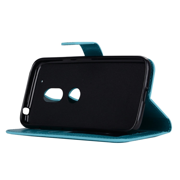 For Motorola Moto G4 Play Crazy Horse Texture Horizontal Flip PU Leather Case with Holder & Card Slots & Wallet & Photo Frame & Lanyard