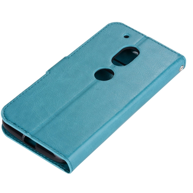 For Motorola Moto G4 Play Crazy Horse Texture Horizontal Flip PU Leather Case with Holder & Card Slots & Wallet & Photo Frame & Lanyard