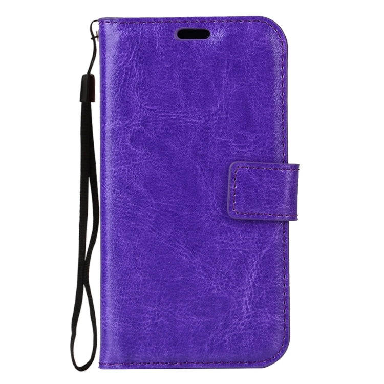 For Motorola Moto G4 Play Crazy Horse Texture Horizontal Flip PU Leather Case with Holder & Card Slots & Wallet & Photo Frame & Lanyard