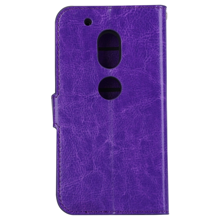 For Motorola Moto G4 Play Crazy Horse Texture Horizontal Flip PU Leather Case with Holder & Card Slots & Wallet & Photo Frame & Lanyard
