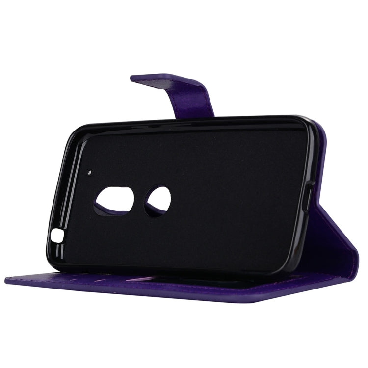 For Motorola Moto G4 Play Crazy Horse Texture Horizontal Flip PU Leather Case with Holder & Card Slots & Wallet & Photo Frame & Lanyard