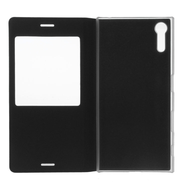 For Sony Xperia XZ Litchi Texture Horizontal Flip PU Leather Case with Call Display ID