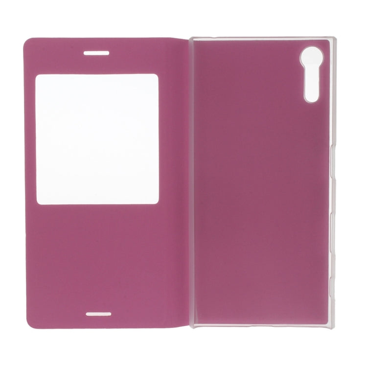 For Sony Xperia XZ Litchi Texture Horizontal Flip PU Leather Case with Call Display ID