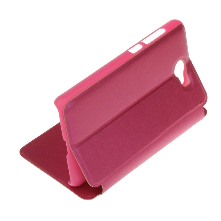 For Huawei Honor 5 Litchi Texture Horizontal Flip PU Leather Case with Call Display ID