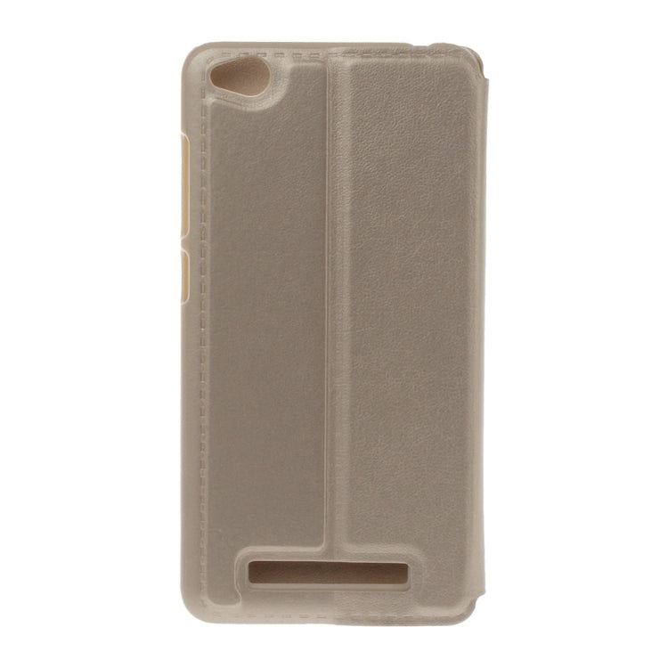 For Xiaomi Redmi 4A Litchi Texture Horizontal Flip PU Leather Case with Call Display ID