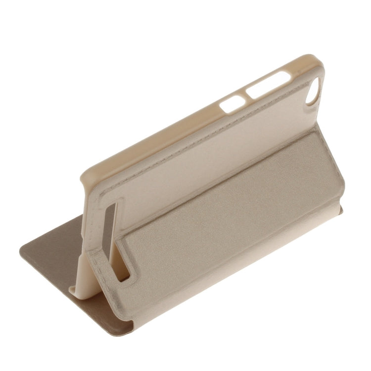 For Xiaomi Redmi 4A Litchi Texture Horizontal Flip PU Leather Case with Call Display ID