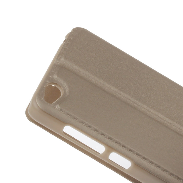 For Xiaomi Redmi 4A Litchi Texture Horizontal Flip PU Leather Case with Call Display ID